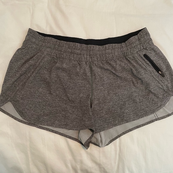 Lululemon Tracker Short 4" Low-Rise Lined Short - Heather Lux Multi Black - 16 - Picture 2 of 12